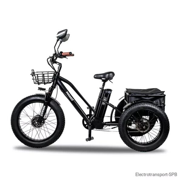 Электровелосипед-minako-trike-fat-24-вид-сбоку